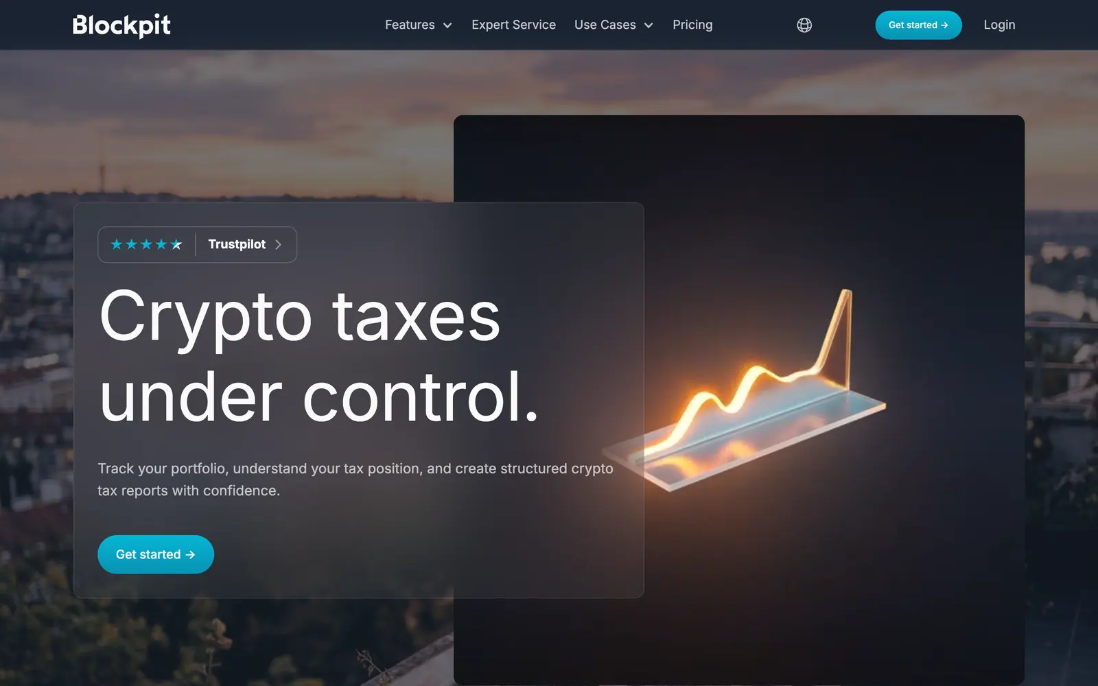 Blockpit homepage