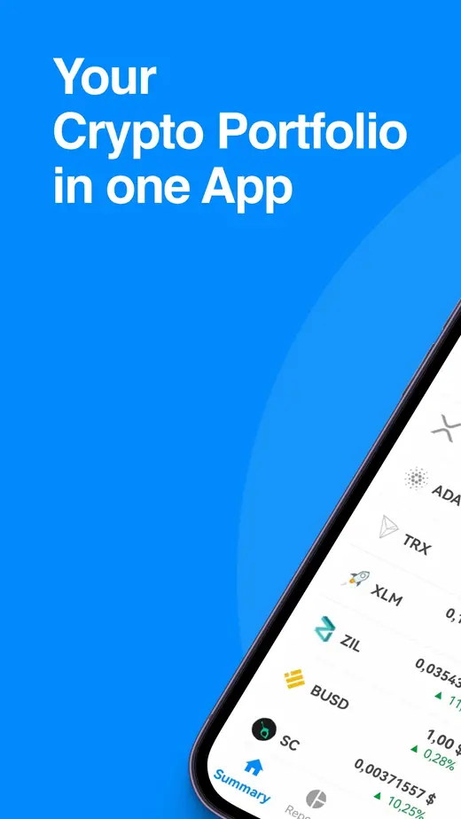 Official CoinTracking App Store screenshot 1