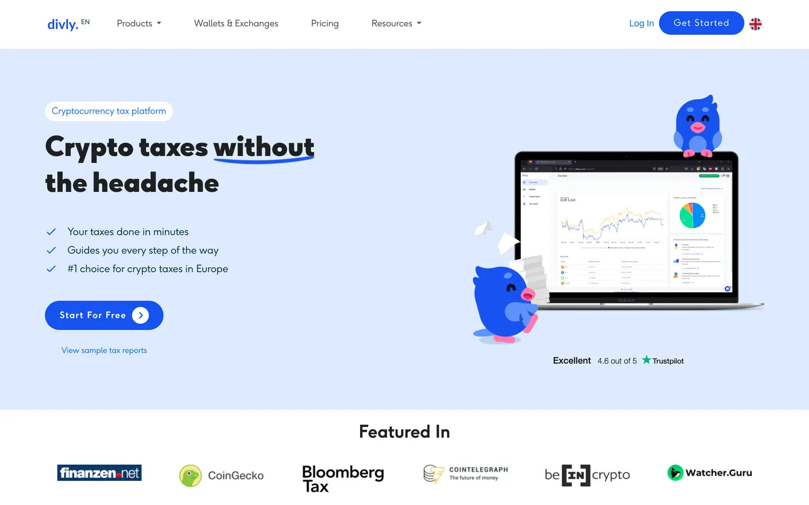Divly homepage