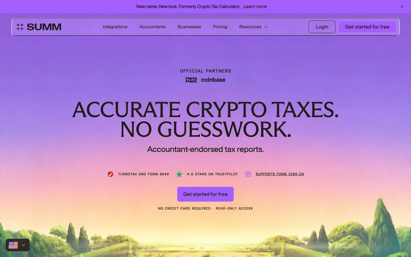 Summ homepage